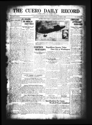 The Cuero Daily Record (Cuero, Tex.), Vol. 61, No. 90, Ed. 1 Tuesday, October 14, 1924
