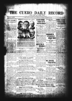 The Cuero Daily Record (Cuero, Tex.), Vol. 61, No. 115, Ed. 1 Thursday, November 13, 1924