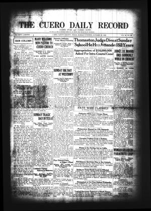The Cuero Daily Record (Cuero, Tex.), Vol. 61, No. 95, Ed. 1 Monday, October 20, 1924