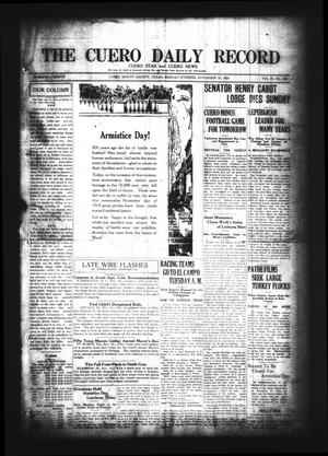 The Cuero Daily Record (Cuero, Tex.), Vol. 61, No. 113, Ed. 1 Monday, November 10, 1924