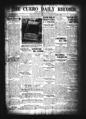The Cuero Daily Record (Cuero, Tex.), Vol. 61, No. 117, Ed. 1 Sunday, November 16, 1924