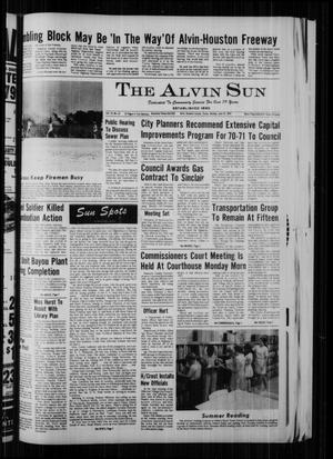Primary view of object titled 'The Alvin Sun (Alvin, Tex.), Vol. 79, No. 52, Ed. 1 Monday, June 15, 1970'.