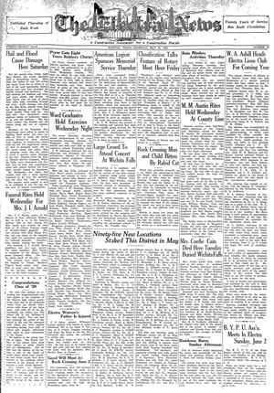 The Electra News (Electra, Tex.), Vol. 22, No. 40, Ed. 1 Thursday, May 30, 1929