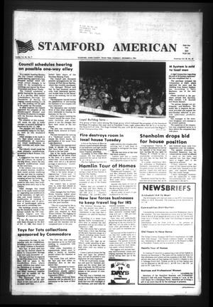Stamford American (Stamford, Tex.), Vol. 63, No. 36, Ed. 1 Thursday, December 6, 1984
