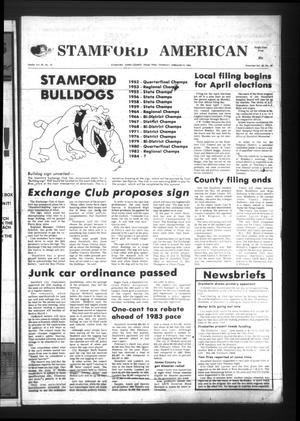 Primary view of object titled 'Stamford American (Stamford, Tex.), Vol. 62, No. 45, Ed. 1 Thursday, February 9, 1984'.