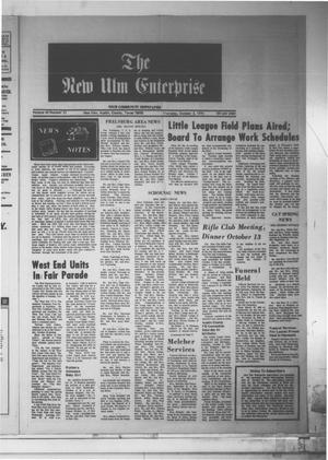 The New Ulm Enterprise (New Ulm, Tex.), Vol. 63, No. 51, Ed. 1 Thursday, October 3, 1974