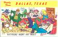 Thumbnail image of item number 1 in: '['Saturday Night Out West' Postcard]'.
