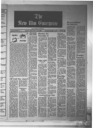 The New Ulm Enterprise (New Ulm, Tex.), Vol. 63, No. 3, Ed. 1 Thursday, November 1, 1973