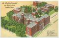 Postcard: [Map of St. Paul's Hospital]