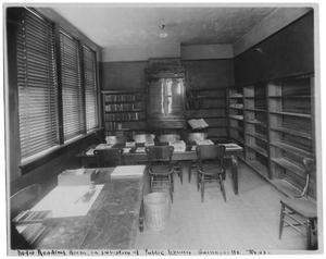 Primary view of object titled '[Negro Reading Room]'.