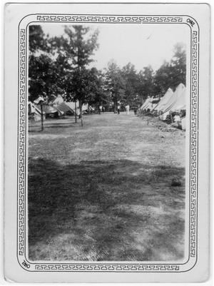 [View of the Pineland, Texas CCC Camp]