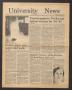Newspaper: University News (Irving, Tex.), Vol. 7, No. 7, Ed. 1 Wednesday, Febru…