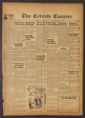 The Celeste Courier (Celeste, Tex.), Vol. 59, No. 45, Ed. 1 Friday, September 19, 1958
