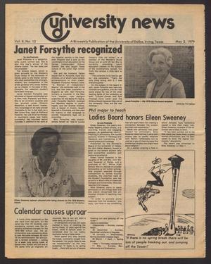 University News (Irving, Tex.), Vol. 2, No. 12, Ed. 1 Wednesday, May 2, 1979