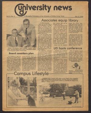 Primary view of object titled 'University News (Irving, Tex.), Vol. 2, No. 2, Ed. 1 Monday, October 2, 1978'.