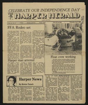 The Harper Herald (Harper, Tex.), Vol. 61, No. 27, Ed. 1 Wednesday, July 3, 1985