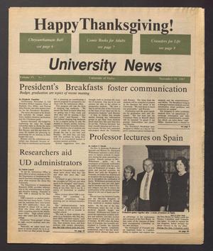University News (Irving, Tex.), Vol. 9, No. 7, Ed. 1 Wednesday, November 18, 1987