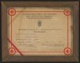 Primary view of [Troop 65 First Aid Contest Certificate]