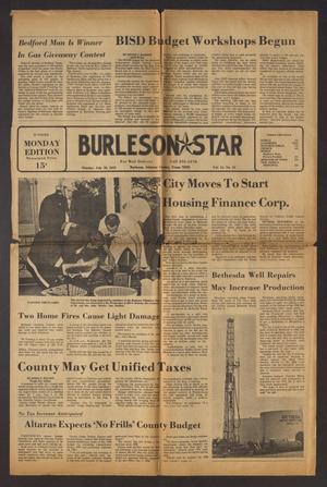 Primary view of object titled 'Burleson Star (Burleson, Tex.), Vol. 14, No. 81, Ed. 1 Monday, July 30, 1979'.