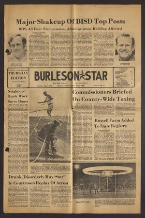 Primary view of object titled 'Burleson Star (Burleson, Tex.), Vol. 14, No. 74, Ed. 1 Thursday, July 5, 1979'.