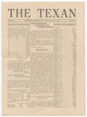 Primary view of object titled 'The Texan (U. S. S. Texas), Vol. 1, No. 2, Ed. 1 Saturday, May 1, 1920'.