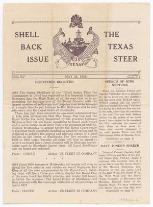 Primary view of object titled 'The Texas Steer (U. S. S. Texas), Vol. 7, No. 10, Ed. 1 Sunday, May 24, 1936'.
