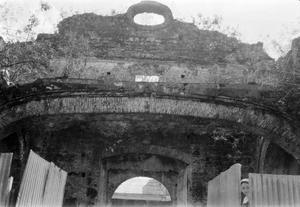 Primary view of object titled '[Building in Haiti]'.