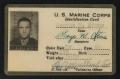 Thumbnail image of item number 1 in: '[Marine Corps Identifcation Card of George W. Stone]'.