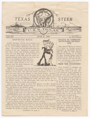 The Texas Steer (U. S. S. Texas), Vol. 7, No. 9, Ed. 1 Saturday, June 27, 1936