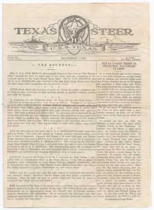 Primary view of object titled 'The Texas Steer (U. S. S. Texas), Vol. 6, No. 20, Ed. 1 Saturday, December 7, 1935'.