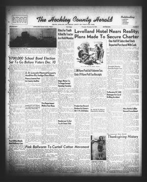 The Hockley County Herald (Levelland, Tex.), Vol. 26, No. 18, Ed. 1 Thursday, November 24, 1949