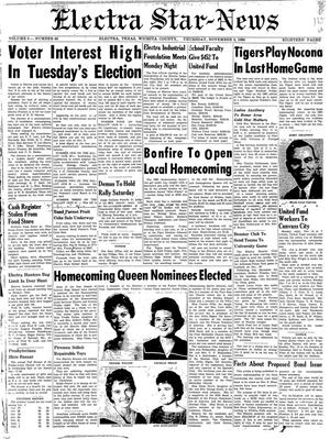Electra Star-News (Electra, Tex.), Vol. 8, No. 44, Ed. 1 Thursday, November 3, 1960