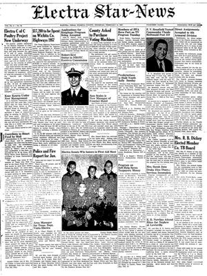Electra Star-News (Electra, Tex.), Vol. 5, No. 20, Ed. 1 Thursday, February 14, 1957