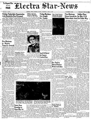 Electra Star-News (Electra, Tex.), Vol. 5, No. 25, Ed. 1 Thursday, April 4, 1957