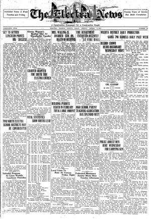 The Electra News (Electra, Tex.), Vol. 20, No. 49, Ed. 1 Friday, March 4, 1927