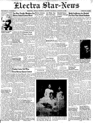 Electra Star-News (Electra, Tex.), Vol. 56, No. 3, Ed. 1 Thursday, August 15, 1963