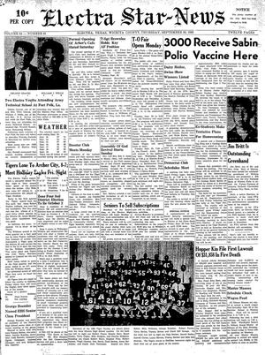 Electra Star-News (Electra, Tex.), Vol. 54, No. 61, Ed. 1 Thursday, September 20, 1962