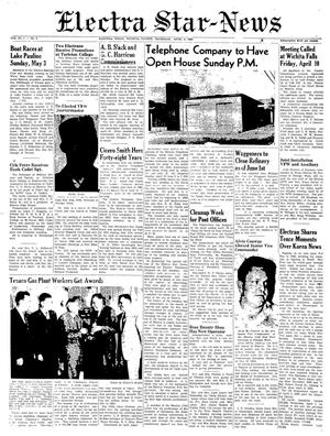 Electra Star-News (Electra, Tex.), Vol. 1, No. 3, Ed. 1 Thursday, April 9, 1953