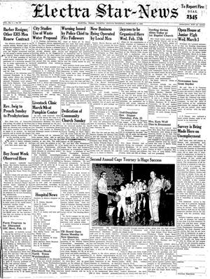 Electra Star-News (Electra, Tex.), Vol. 1, No. 27, Ed. 1 Thursday, February 11, 1954