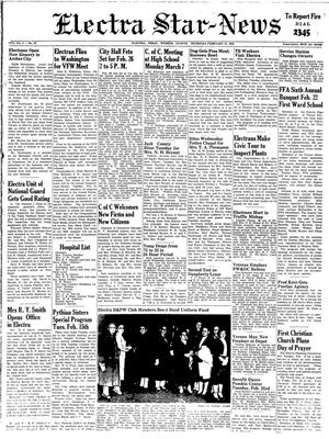 Primary view of Electra Star-News (Electra, Tex.), Vol. 2, No. 20, Ed. 1 Thursday, February 10, 1955