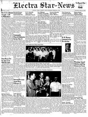 Electra Star-News (Electra, Tex.), Vol. 1, No. 26, Ed. 1 Thursday, February 4, 1954