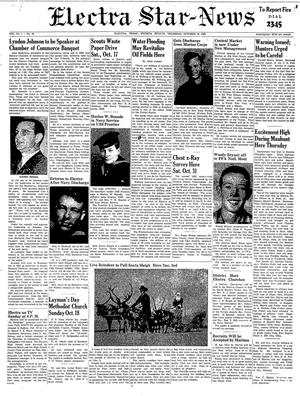 Electra Star-News (Electra, Tex.), Vol. 1, No. 40, Ed. 1 Thursday, October 15, 1953