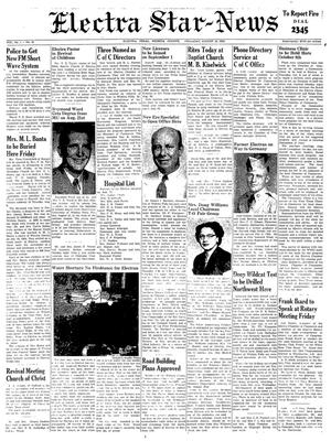 Electra Star-News (Electra, Tex.), Vol. 1, No. 21, Ed. 1 Thursday, August 13, 1953
