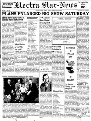 Electra Star-News (Electra, Tex.), Vol. 1, No. 33, Ed. 1 Thursday, April 1, 1954