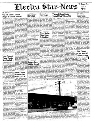 Electra Star-News (Electra, Tex.), Vol. 2, No. 23, Ed. 1 Thursday, March 3, 1955