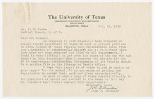 Primary view of object titled 'University of Texas Department of Anatomy Annual Report: 1945'.