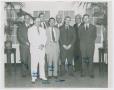Photograph: [Dr. Chauncey D. Leake, Dr. D. Bailey Calvin, and Six Colleagues]