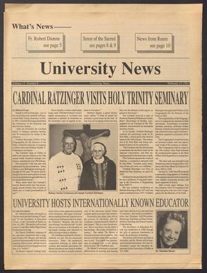 Primary view of object titled 'University News (Irving, Tex.), Vol. 14, No. 8, Ed. 1 Wednesday, February 13, 1991'.
