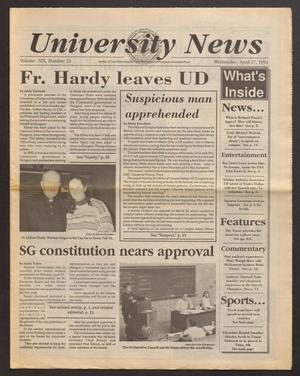 University News (Irving, Tex.), Vol. 19, No. 23, Ed. 1 Wednesday, April 27, 1994