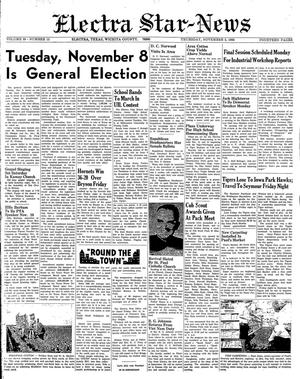 Electra Star-News (Electra, Tex.), Vol. 59, No. 15, Ed. 1 Thursday, November 3, 1966